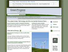 Tablet Screenshot of greenprogress.com